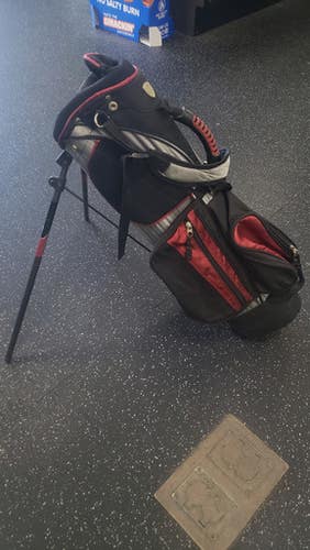 Used Walter Hagen SERIES 2 JR Jr Stand Bag Black 11849-S000031906