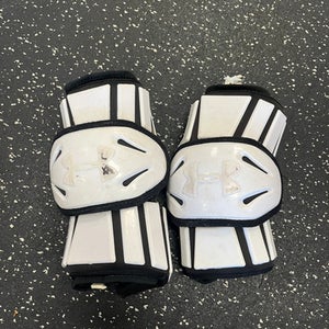 Used Under Armour ARM GUARDS Lacrosse Arm Pads/Guards White LG 11849-S000031883
