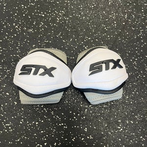 Used STX STALLION 1K Lacrosse Arm Pads/Guards White LG 11849-S000031884