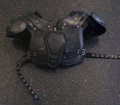 Used Xenith FLY FB Shoulder Pads Black LG 11849-S000031851