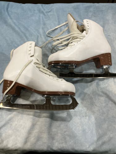 White Jackson Ultima Artiste Figure Skates Adult 10 (Used)