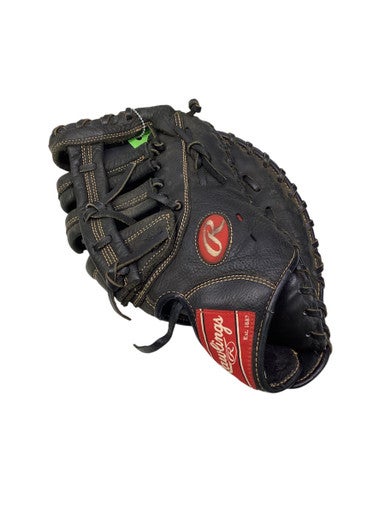 Used Rawlings BLACK GLOVE BB/SB First Base RH Throw Black 14" 11347-S000255812
