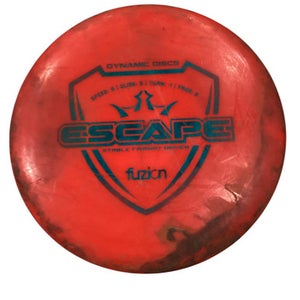 Used Dynamic Discs ESCAPE Disc Golf Driver Red 11347-S000255787