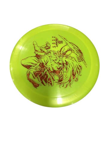Used Discraft ZEUS Disc Golf Driver Yellow 11347-S000255773