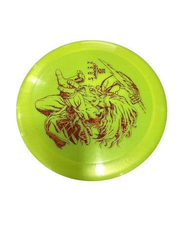 Used Discraft ZEUS Disc Golf Driver Yellow 11347-S000255773