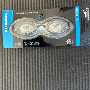 Speedo Senior Competitive Vanquisher 2.0 Goggles New - Clear