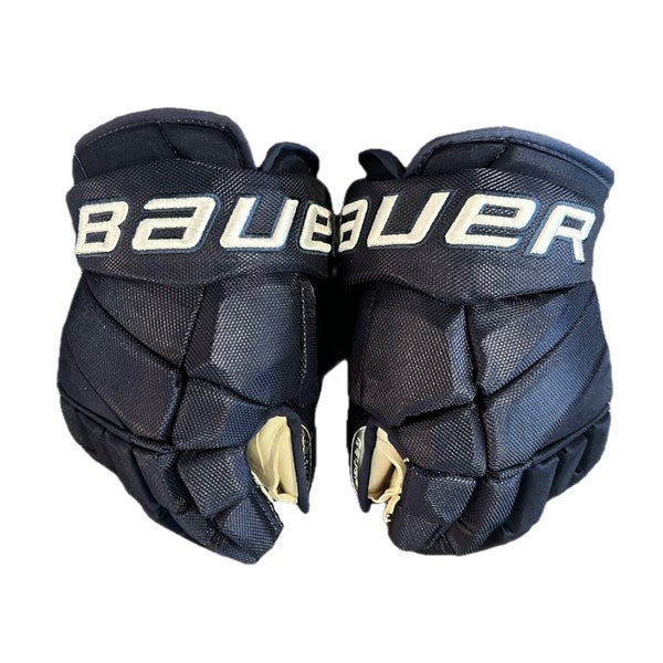 New Navy Blue 13” Bauer Vapor Hockey Gloves