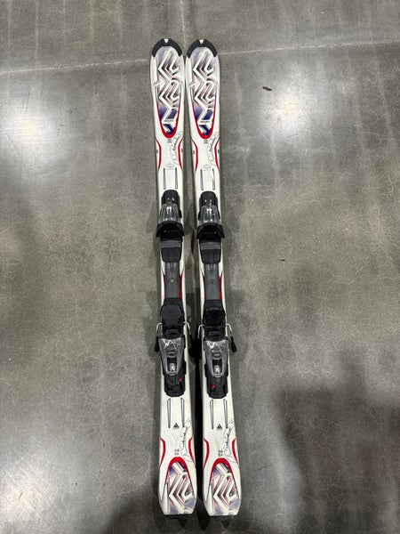 K2 Comanche 136 cm All Mountain Skis With Bindings Max Din 10 (Used)