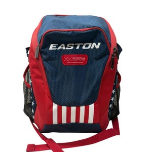 Used Easton Game Ready YTH Player Backpack - White/Red/Navy 11835-S000198404