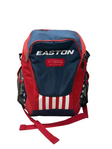 Used Easton Game Ready YTH Player Backpack - White/Red/Navy 11835-S000198404