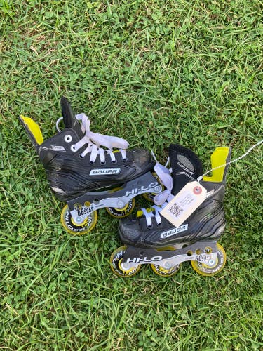 Youth Bauer RS Inline Skates Regular Width Size 10 (Used)