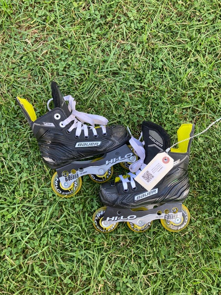 Youth Bauer RS Inline Skates Regular Width Size 10 (Used)