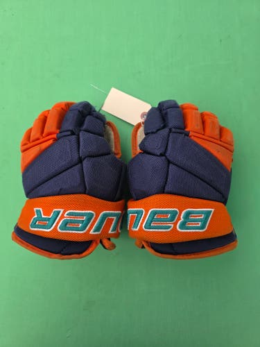 Orange Junior Bauer Vapor Pro Team Gloves 11" Pro Stock