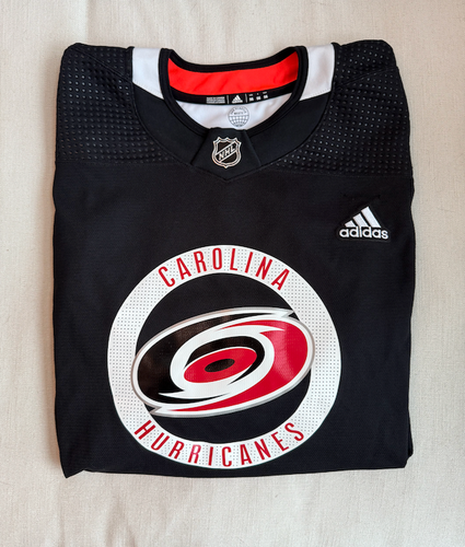 Adidas MiC Black Size 56 Practice Jersey Carolina Hurricanes Pro Stock