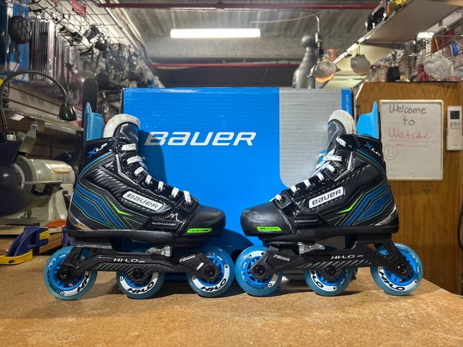 Bauer XLP Adjustable Inline Hockey Skates Regular Width Size 1 (Lightly Used)