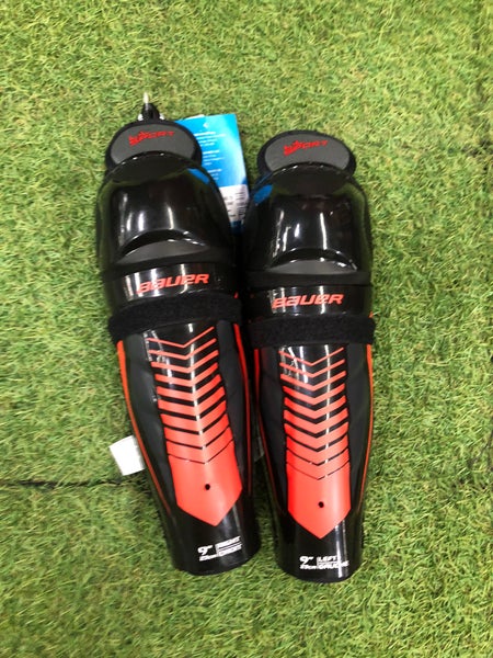 Youth Bauer Lil Sport Shin Pads 9" (New)