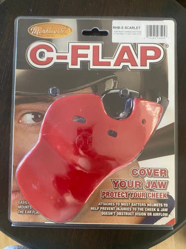 NEW - C-Flap Jaw and Chin Protector RH Batter Attachment!