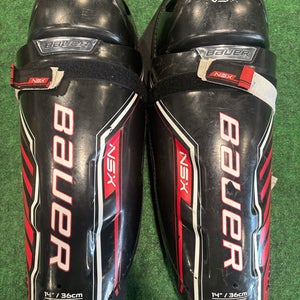 Senior Bauer NSX Shin Pads 14" (Used)