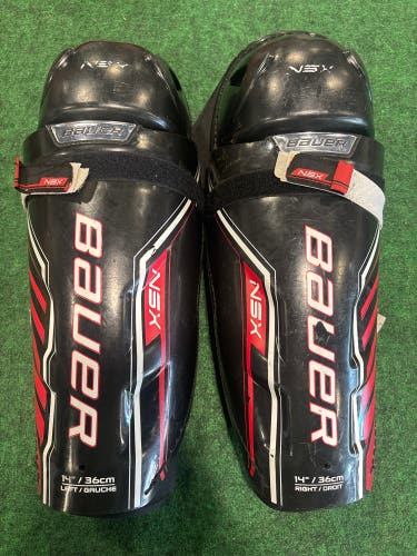Senior Bauer NSX Shin Pads 14" (Used)