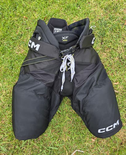 Black Senior Large CCM Tacks XF Pro Hockey Pants