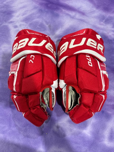 Red Senior Bauer Supreme S170 Gloves 14" (Used)