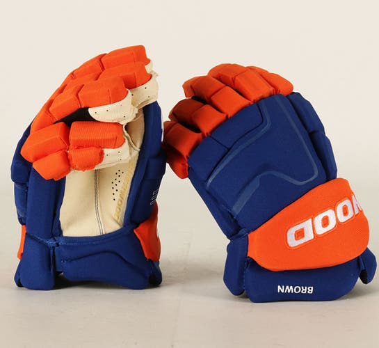 SherWood Gloves 14" Pro Stock Hockey Gloves  (New) - Edmonton Oilers - Connor Brown