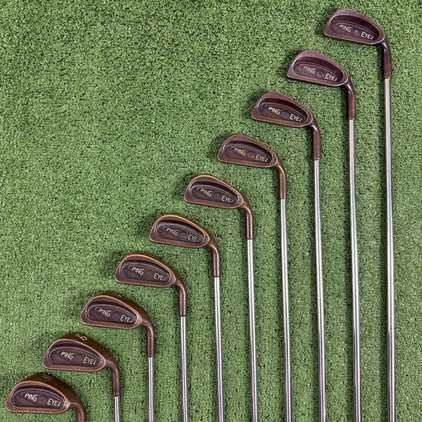 Ping Eye2 BeCu Iron Set 1-PW Blue Dot Matching Serial Numbers Stiff Flex