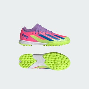 Adidas X Crazyfast Son.3 Turf Soccer Shoes Lucid Lemon / Bright Royal / Lucid Pink
