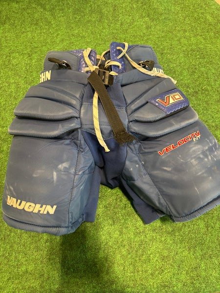 Blue Vaughn Velocity V10 Hockey Goalie Pants (Used) | Intermediate Medium
