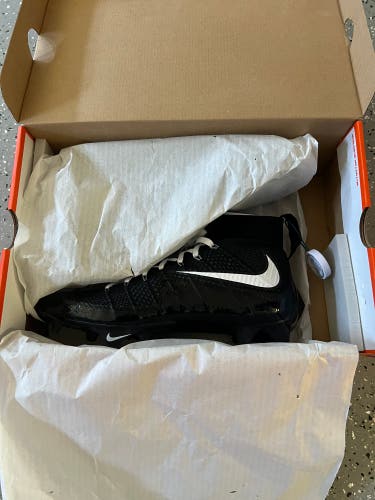 Nike Vapor Edge 360 Untouchable Football Cleats FQ0235-001 Size 10 Black White