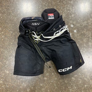 Black Junior Medium CCM Tacks AS-V Hockey Pants (Used)