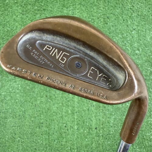 Ping Eye 2 BeCu Beryllium Copper Sand Wedge SW Blue Dot Dynamic Gold S300 Stiff