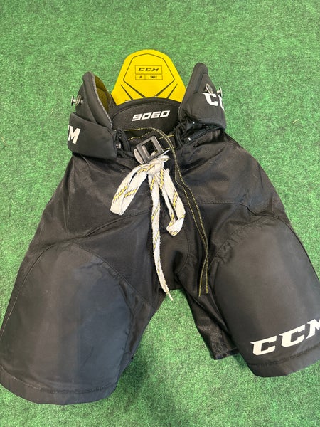 Black CCM Tacks 9060 Hockey Pants (Used) | Junior Small