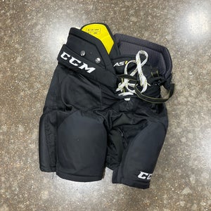 Black Junior Large CCM AS1 Hockey Pants (Used)