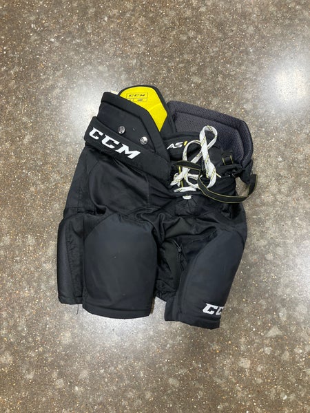Black Junior Large CCM AS1 Hockey Pants (Used)