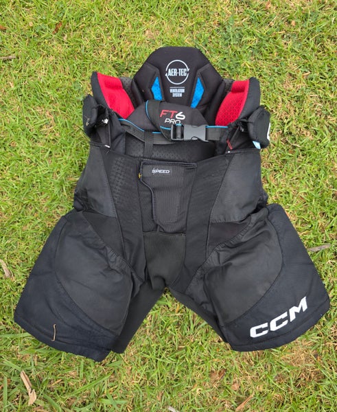 Black Senior Small CCM Jetspeed FT6 Pro Hockey Pants
