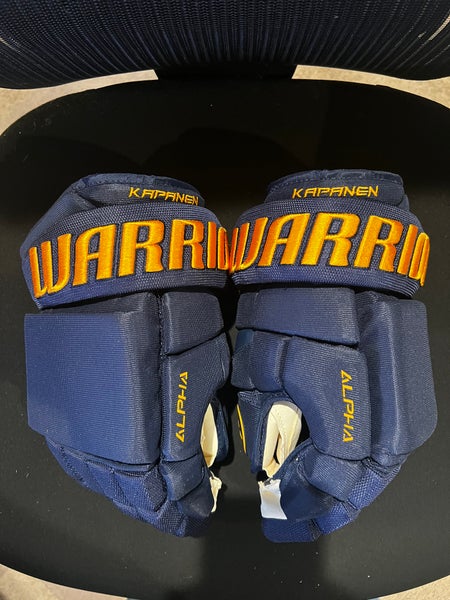 Warrior Alpha Pro Gloves 13" Pro Stock (New) St. Louis Blues - Kasperi Kapanen