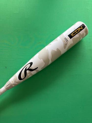 2025 Rawlings Icon Composite Bat USSSA Certified (-10) Composite 19 oz 29" (Used)