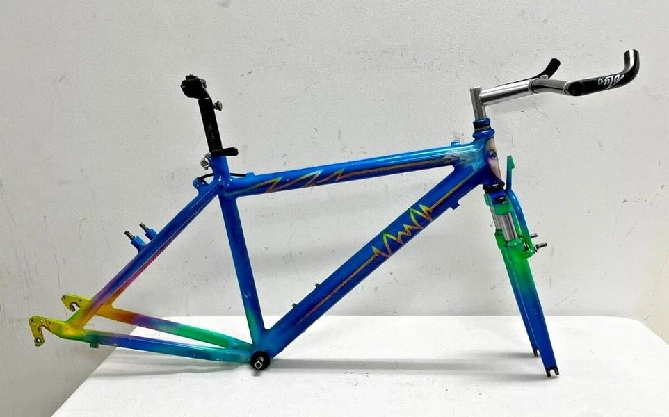 Vintage Cannondale 17" C-T Aluminum Custom Painted Mountain Bike Frame ++