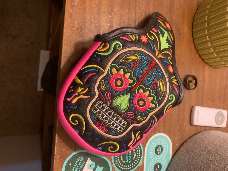 CMC Golf Day of the Dead Mallet Putter Headcover