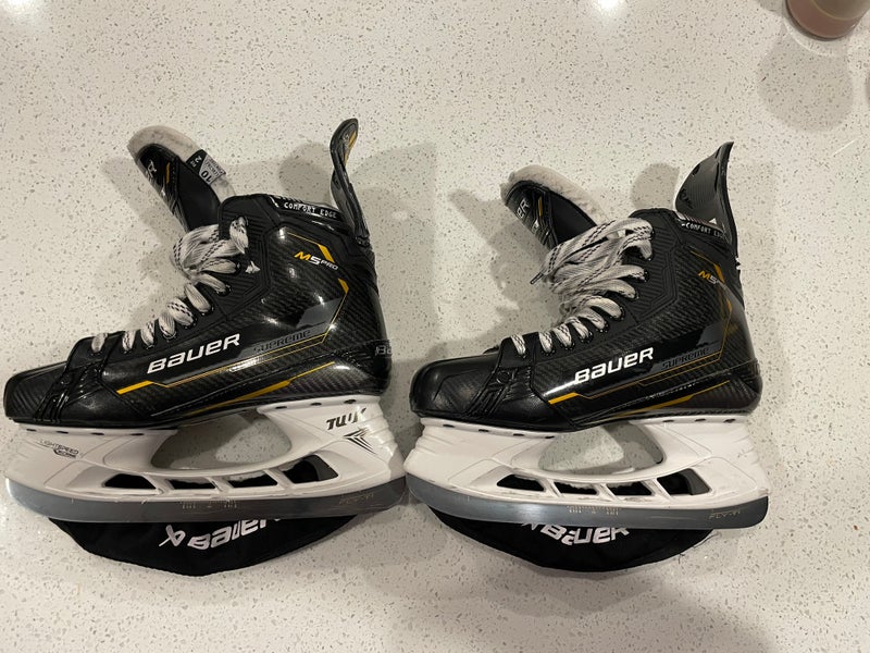 Bauer Supreme M5 Pro Hockey Skates Wide Width 10 (Used) Fly-Ti Runner
