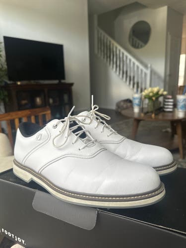 Men's Size M 11.0 (W 12.0) Footjoy Traditions Golf Shoes (Used)