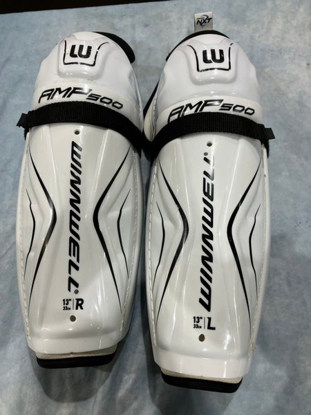 Senior Winnwell AMP 500 Shin Pads 13" (Used)