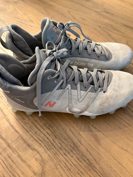 Gray Men's Size M 12.5 (W 13.5) Adult New Balance Freeze 4.0 Molded Cleats (Used)