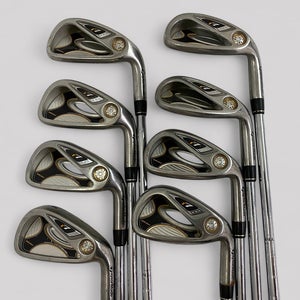 TaylorMade R7 Draw Iron Set 4 5 6 7 8 9 PW SW Flex-S T-Step 90 Steel Shafts