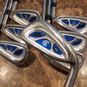 RIGHT HAND CLEVELAND CG-C BLUE GOLF IRON SET 5-SW STEEL STIFF FLEX