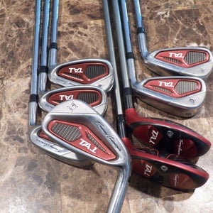 RIGHT HAND TOMMY ARMOUR TA1 HYBRID/IRON SET 3H,4H, 5-PW STEEL KBS REGULAR