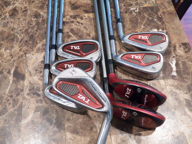 RIGHT HAND TOMMY ARMOUR TA1 HYBRID/IRON SET 3H,4H, 5-PW STEEL KBS REGULAR