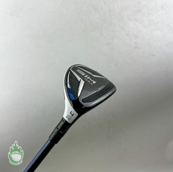 RH TaylorMade Sim Max 4 Hybrid 22* Ventus 7-S Stiff Flex Graphite Golf Club
