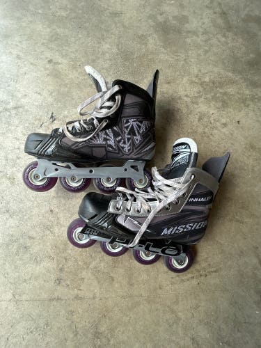 Mission Inhaler NLS6 Inline Skates Wide Width Size 10 (Used)